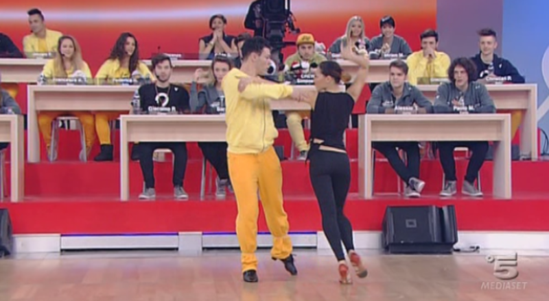 Vincenzo nel ballo latino americano in Amici 13